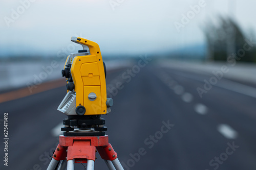 Theodolite in construction,Land surveying and construction equipment, Survey equipment in construction
