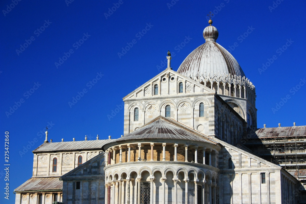 Cathedral in the Park of Wonders in the city of Pisa, Italy