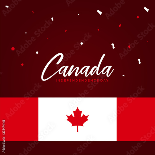 Canada Day Vector Design For Celebrate Moment
