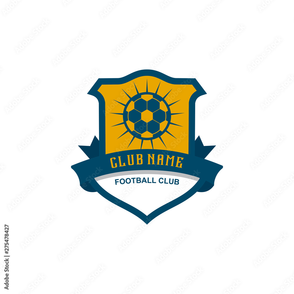 Football club logo design vector template Football club logo design vector template