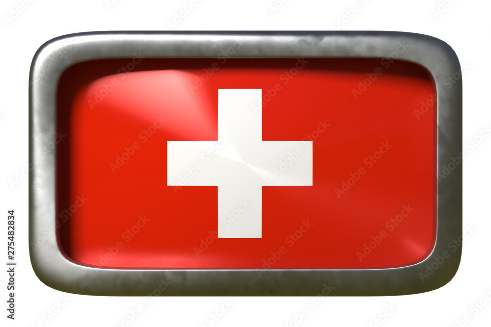 Obraz premium Switzerland flag sign