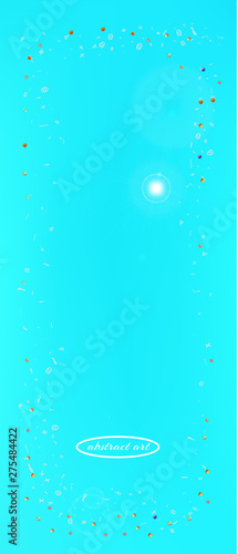 Signs abstract ultra wide space background 