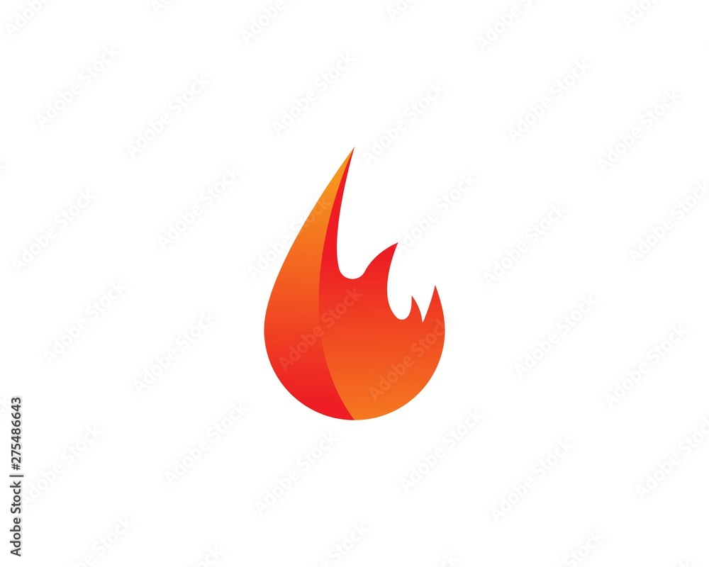 Fire flame Logo Template vector icon Oil, gas and energy logo concept Fire flame Logo Template vector icon Oil, gas and energy logo concept