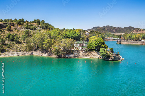 Beautiful landscape near El Chorro Gorge, Andalusia, Spain