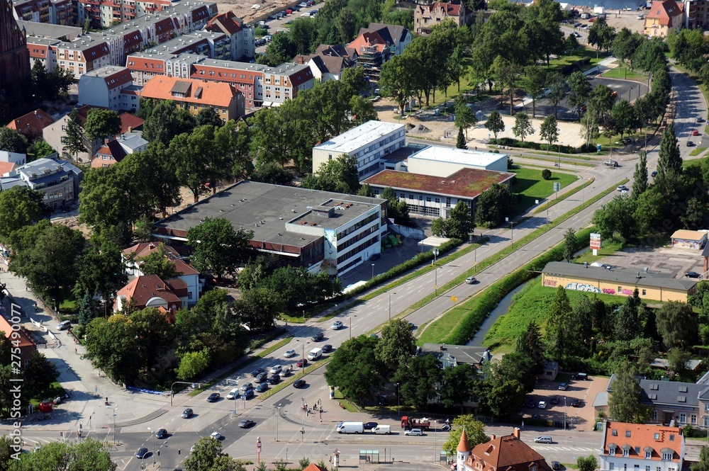 Greifswald, zentrale Kreuzung Hansering