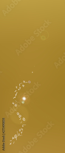 Creative abstract ultra wide space background 