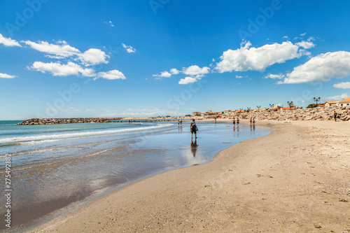 Fotografie Beach of the Le Grau Du Roi, Languedoc Roussillon, France