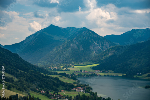 Schliersee Alpine summer landscape with clouds © Cans Travel+Nature