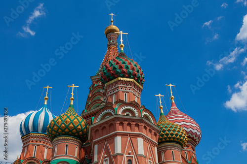 st basils cathedral on red square in moscow russia