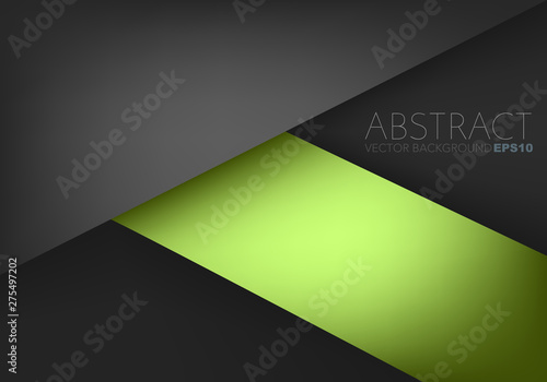 Green vector abstract background with copy space for text