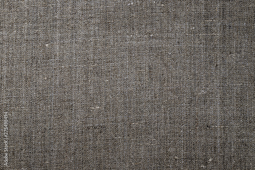 Ancient linen cloth, close up macro. Pure linen texture