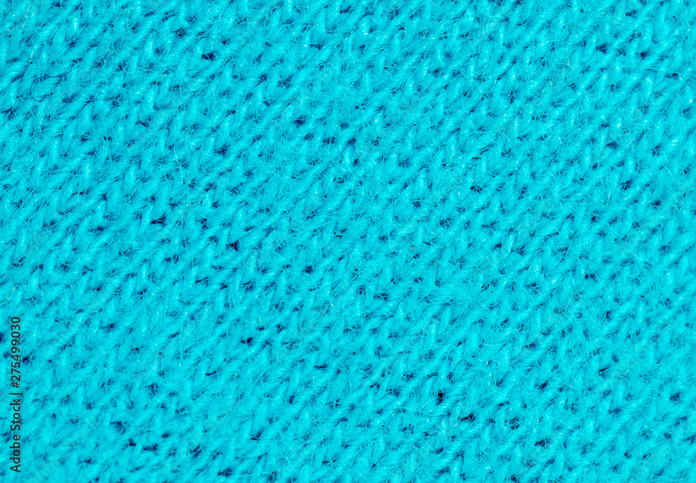 Blue cloth material as abstract background