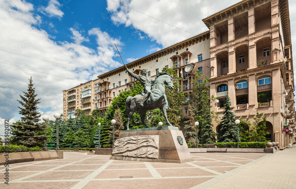 Naklejka premium The Monument to Bagration in Moscow