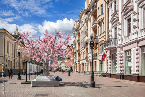 Arbat street in Moscow