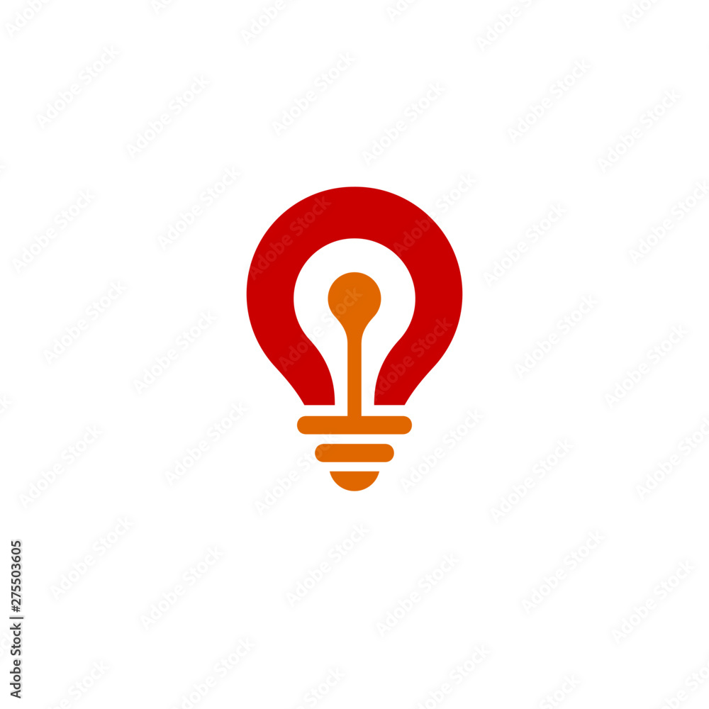 Abstract Lamp Logo Design Template Vector Image Abstract Lamp Logo Design Template Vector Image