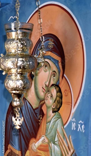 icon from a small Greek church