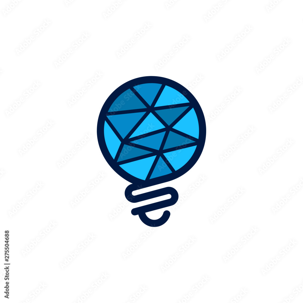 Abstract Lamp Logo Design Template Vector Image Abstract Lamp Logo Design Template Vector Image