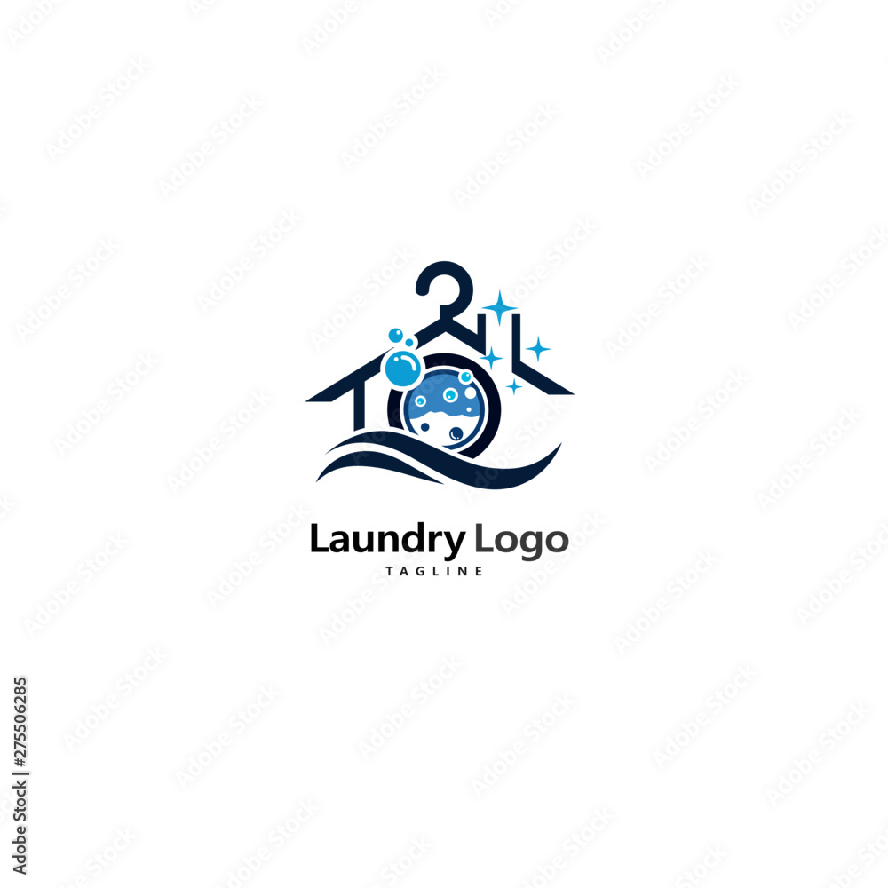 Laundry Logo Images Stock Vector Laundry Logo Images Stock Vector