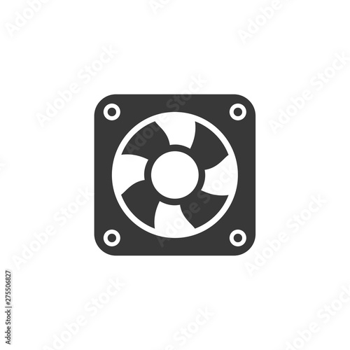 Exhaust fan icon template black color editable. Exhaust fan symbol vector sign isolated on white background. Simple logo vector illustration for graphic and web design.