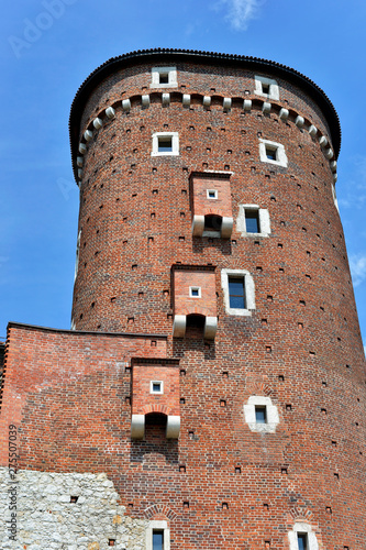 Sandomierska Tower - one of the Wawel Castleâ€™s two artillery towers