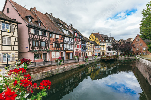 Canal in the city of Colmar