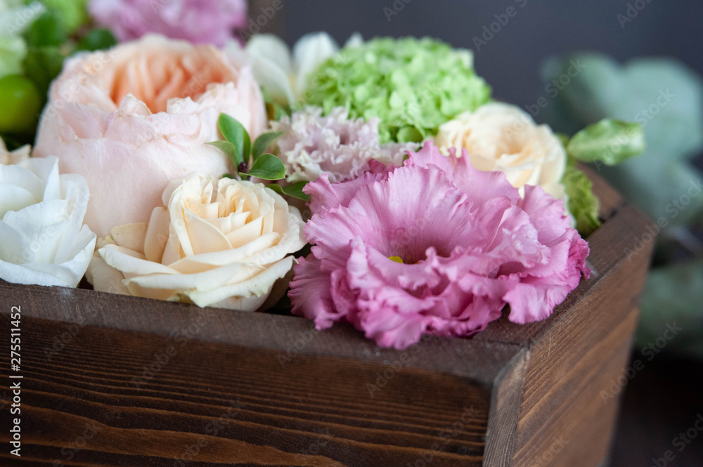 flower arrangement, mix of colors flower arrangement, mix of colors