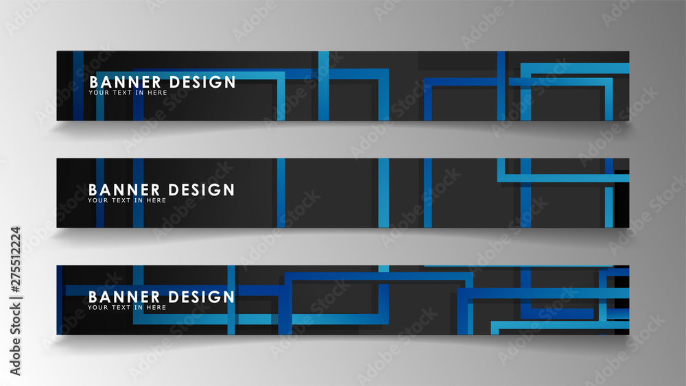 Abstract geometric and rectangular pattern banners with blue gradients. Vector Illustration. Eps 10 Abstract geometric and rectangular pattern banners with blue gradients. Vector Illustration. Eps 10