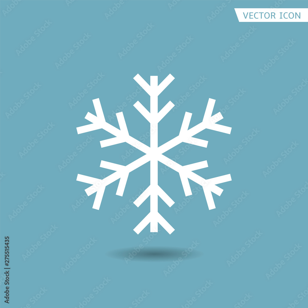 Naklejka Snowflake icon vector