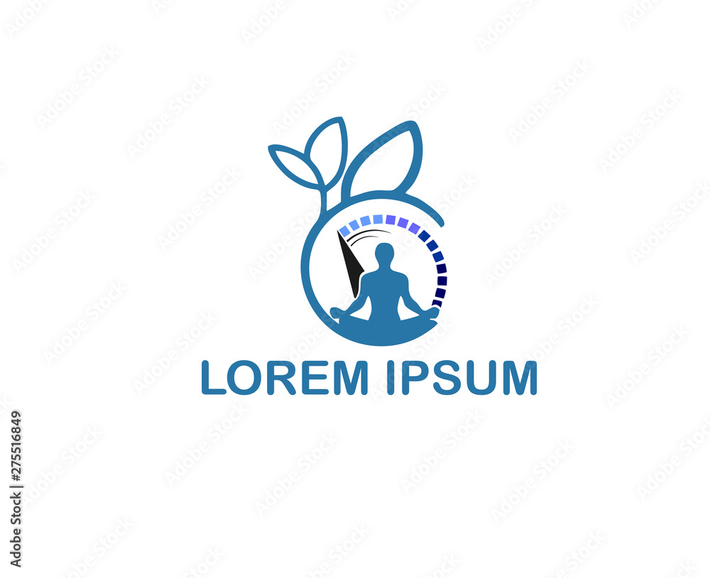 yoga with time loo vector yoga with time loo vector