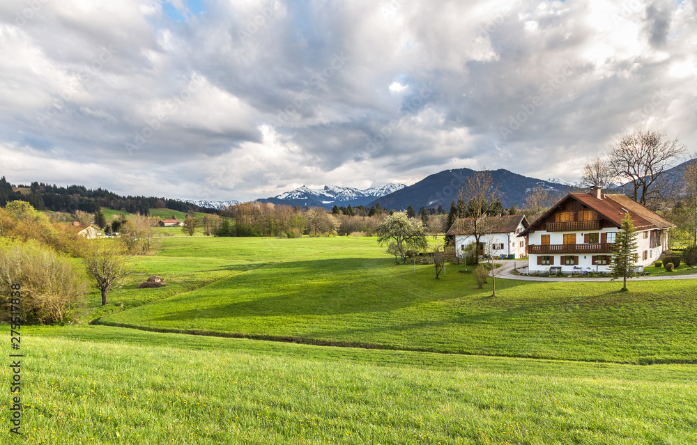 Obraz premium Bad Kohlgrub in Bavaria, Germany
