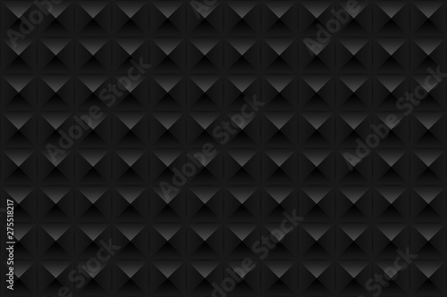 Abstract pyramid black background design