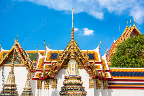 Bangkok, Thailand. 06/22/2019; Wat Pho is the most Famous of Thailand temple for tourists in Bangkok, Thailand