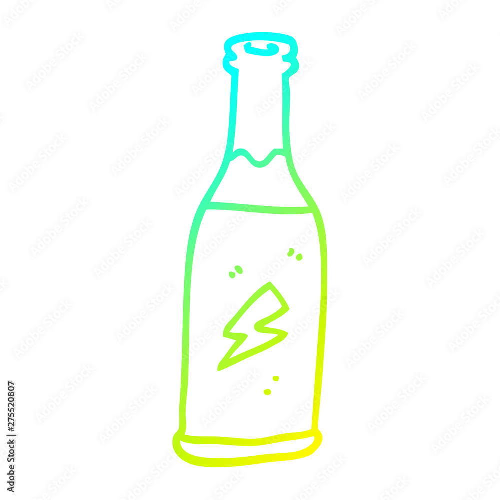 cold gradient line drawing cartoon unhealthy drink cold gradient line drawing cartoon unhealthy drink
