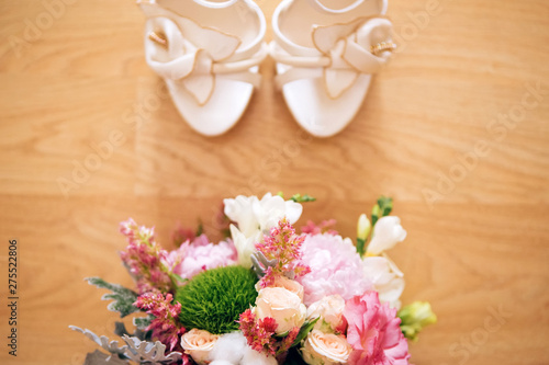 wedding concept. luxury bride's shoes © Stanislav