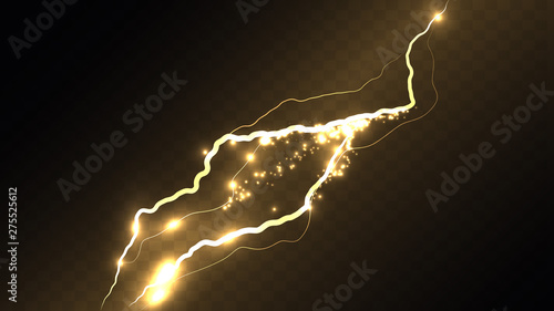 Golden nature energy crack