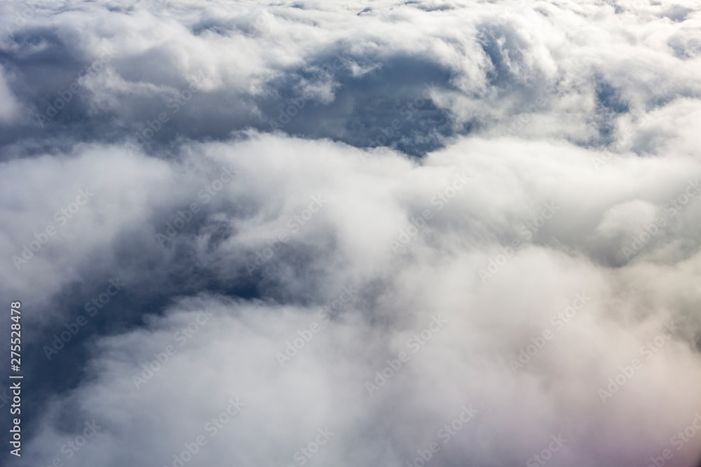 Clouds shortly before landing at svalbard, Artic, Norway Clouds shortly before landing at svalbard, Artic, Norway