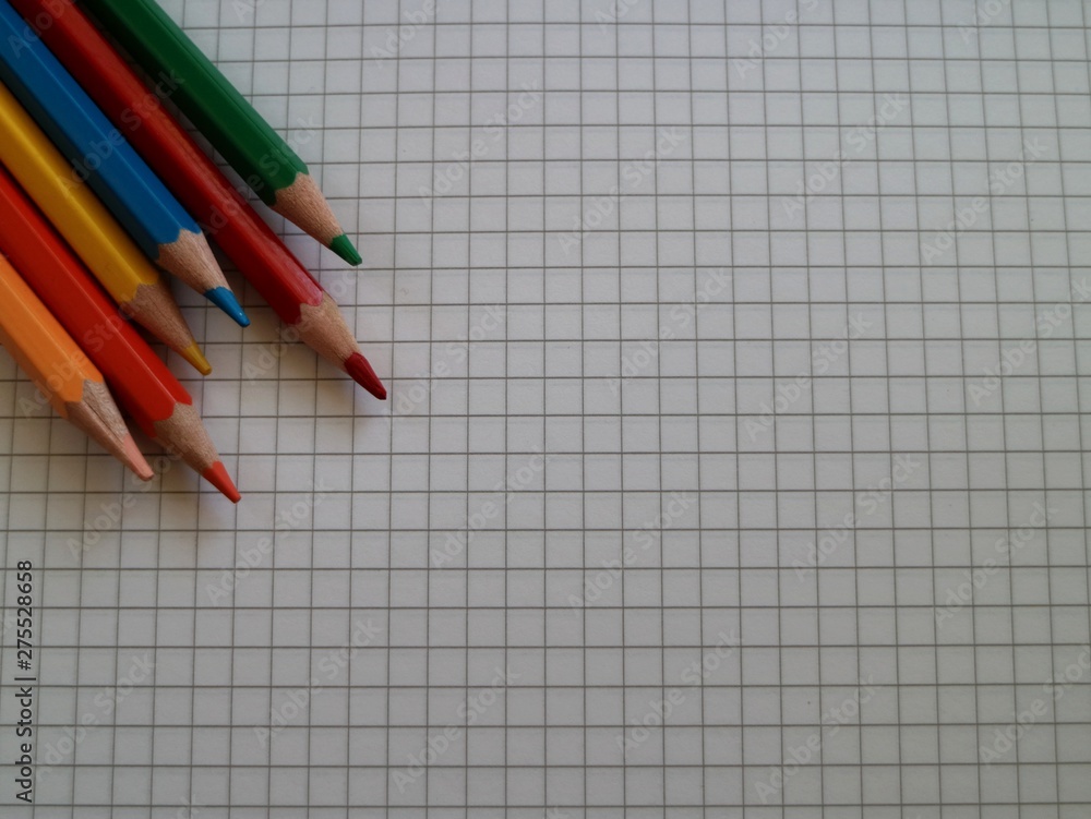 A bunch of colored pencils A bunch of colored pencils