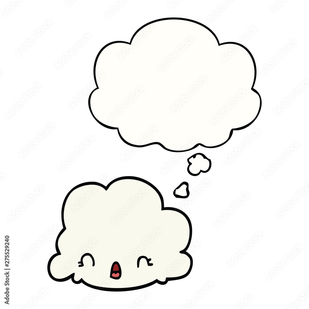 cartoon cloud and thought bubble cartoon cloud and thought bubble