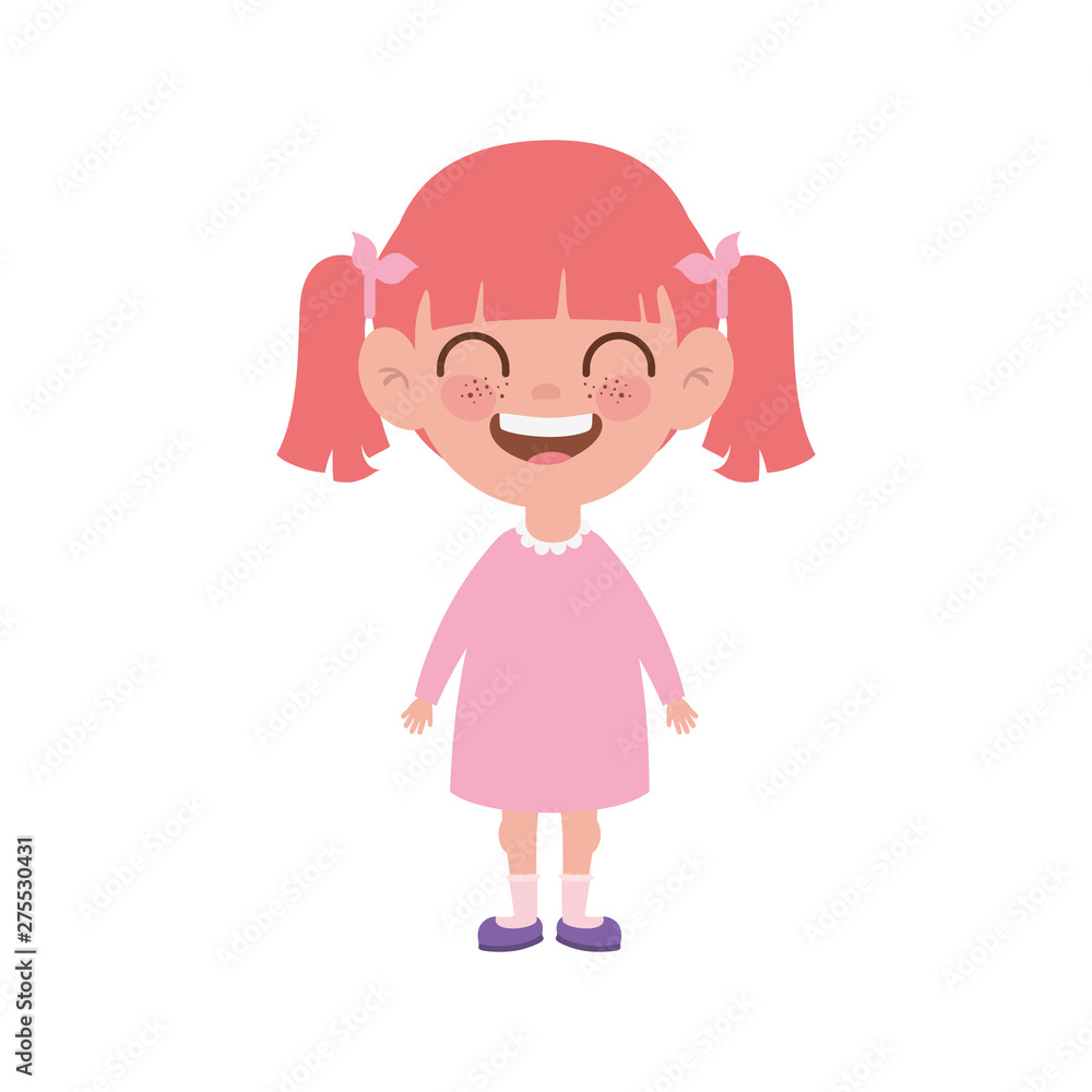 baby girl standing smiling on white background baby girl standing smiling on white background