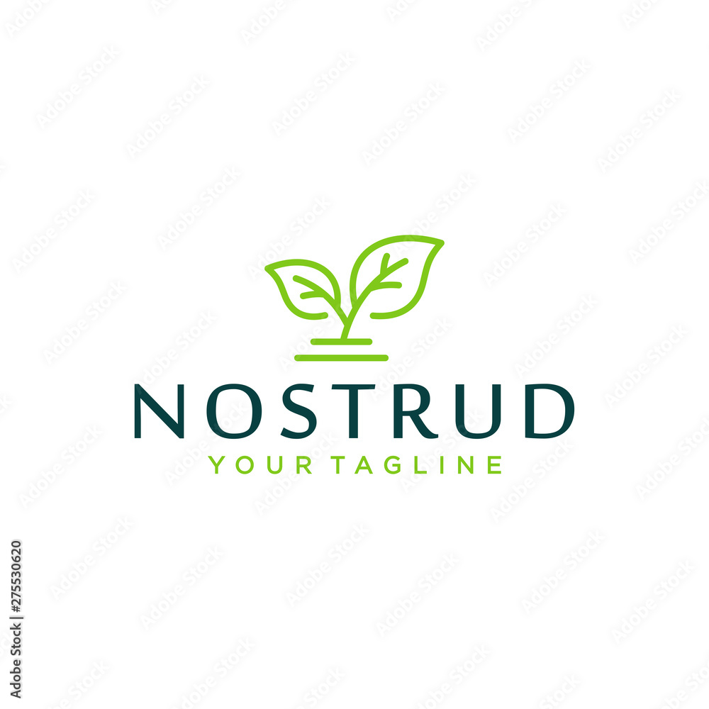 Leaf logo design concept. Leaf logo design concept.
