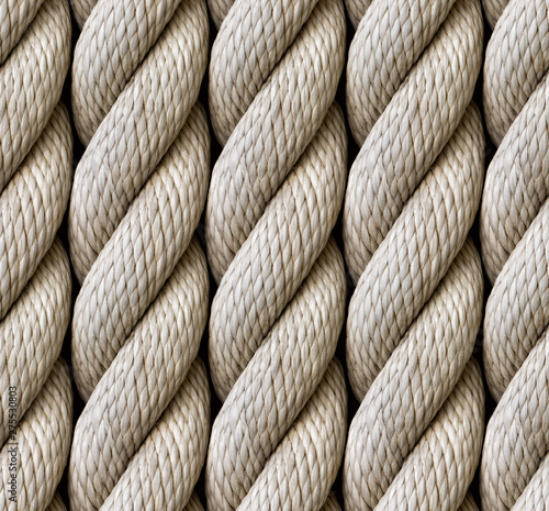 Seamless rope pattern. Sea rope. Mooring rope. Sea decoration.