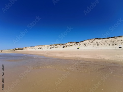 france medoc summer beach blue sky