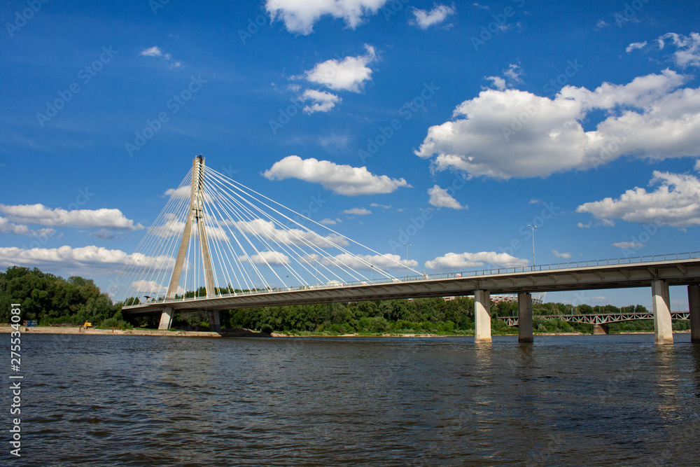 The Świętokrzyski Bridge in Warsaw 