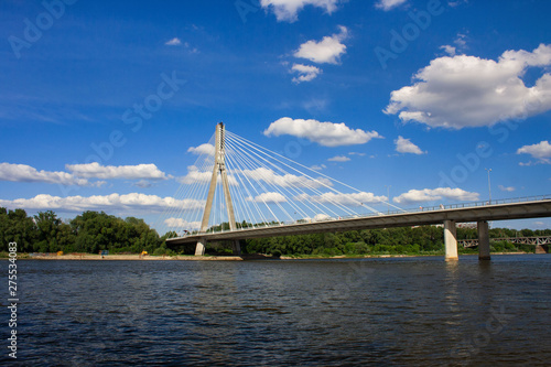 The Świętokrzyski Bridge in Warsaw 