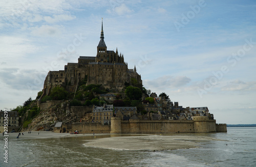 Mont St Michel at high tide