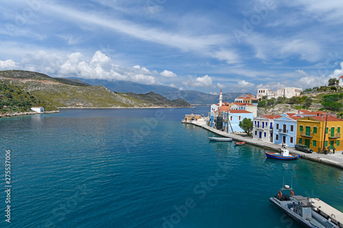 Hafenbecken von Kastelorizo (Megisti), Griechenland - Port of the Greek island Kastellorizo photo