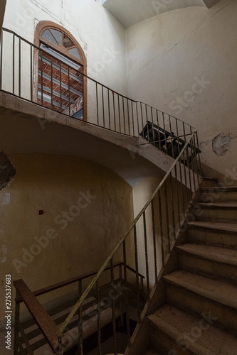 staircase in an old building