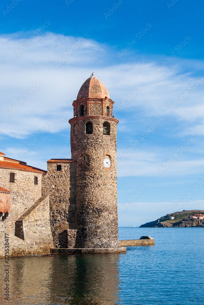Bell tower in Collioure south France