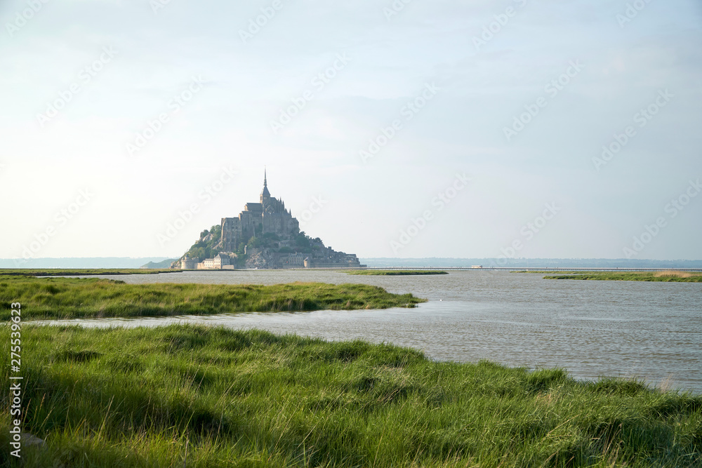 Mont St Michel at high tide