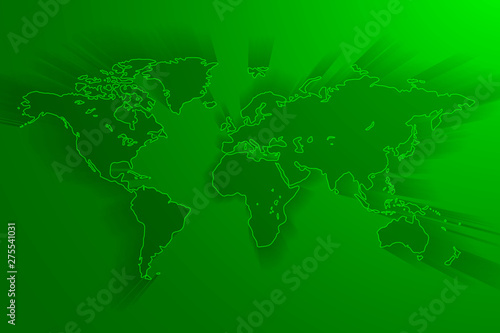 Global network connection background  green world map  vector  illustration  eps file